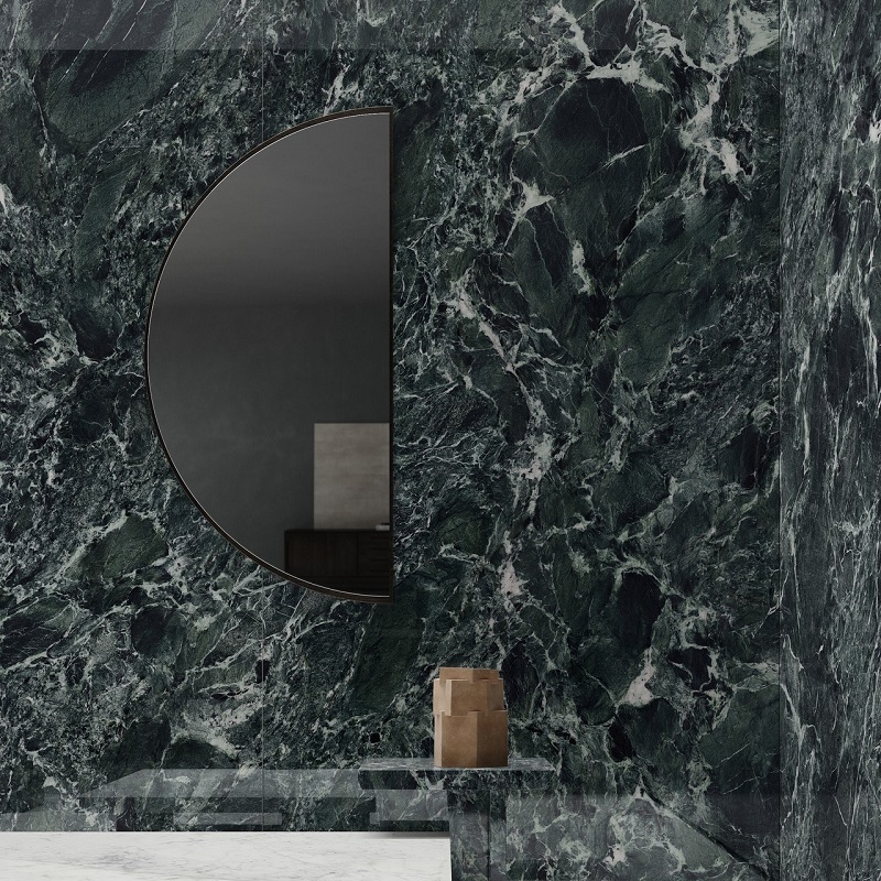 Ariostea Ultra Marmi Verde St Denis Soft diverse afmetingen - Marble effect floors verde st denis 07 - Ariostea Denis Soft 37,5x75cm