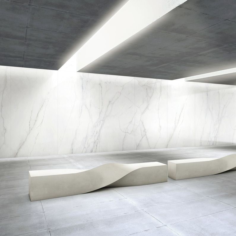 Ariostea Ultra Marmi Calacatta Lincoln Lucidato Shiny diverse afmetingen - Marble effect white floors calacatta lincoln 01 - Ariostea Calacatta Lincoln Shiny 37,5x75cm