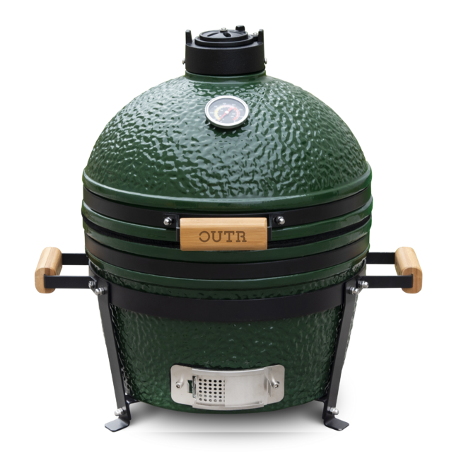 Kamado Grill Medium 40 - Groen - Medium 40 groen - Kamado Grill Medium 40 - Groen