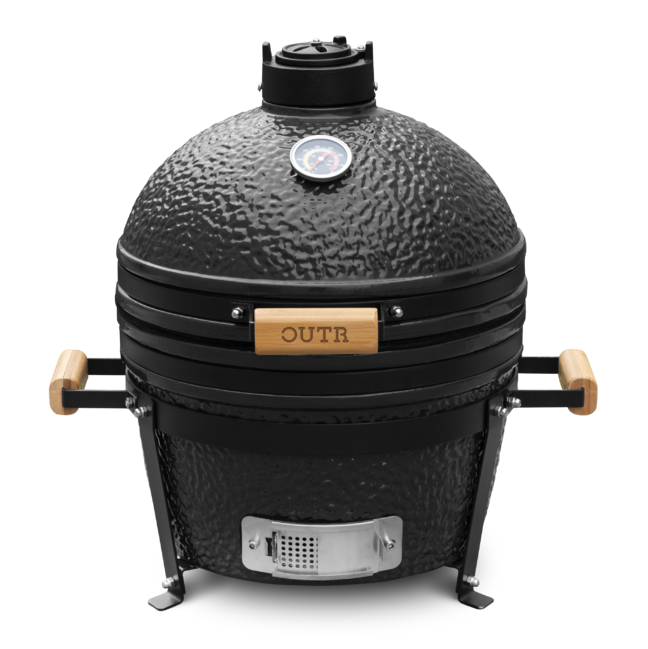 Kamado Grill Medium 40 - Zwart - Medium 40 zwart - Kamado Grill Medium 40 - Zwart