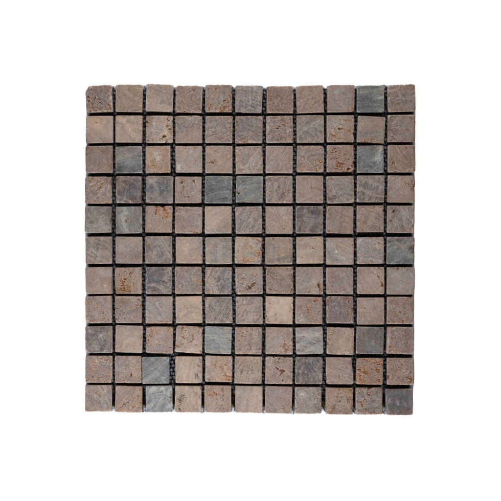 Metric moza&iuml;ek zonsondergang bruin 2,5x2,5cm - Metric sunset brown 2 5x2 5 - BN113 moza&iuml;ek zonsondergang bruin (1)