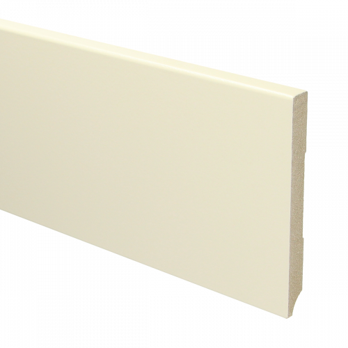 MDF Moderne plint 120x12 voorgelakt RAL 9001 - Moderne plint 120 ral 9001 - 15926