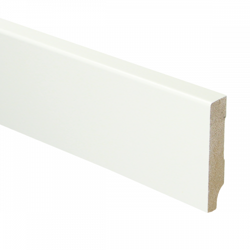 MDF Moderne plint 55x12 voorgelakt RAL 9016 - Moderne plint 55 ral 9016 - 15973