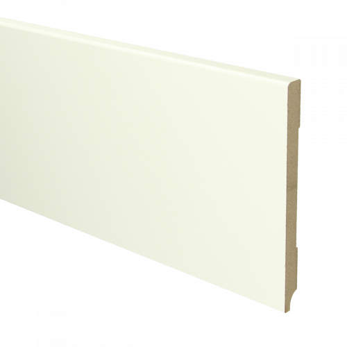 MDF Moderne plint 150x12 wit voorgelakt RAL 9010 - Moderne plint 9010 150 - 16026
