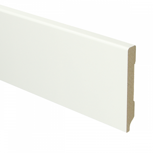 MDF Moderne plint 70x12 voorgelakt RAL 9016 - Moderne plint ral 9016 2 - 15948