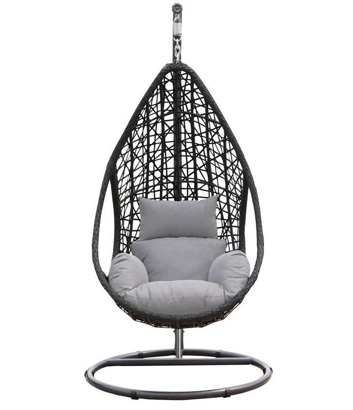 Stoelen Mona hang chair black - Mona hanging chair website - 2119-B