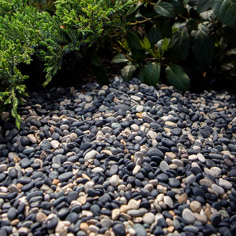 Natural Blend Pebbles 5-8mm - Natural blend pebbles sfeer - Natural Blend Pebbles 5-8mm Midibag