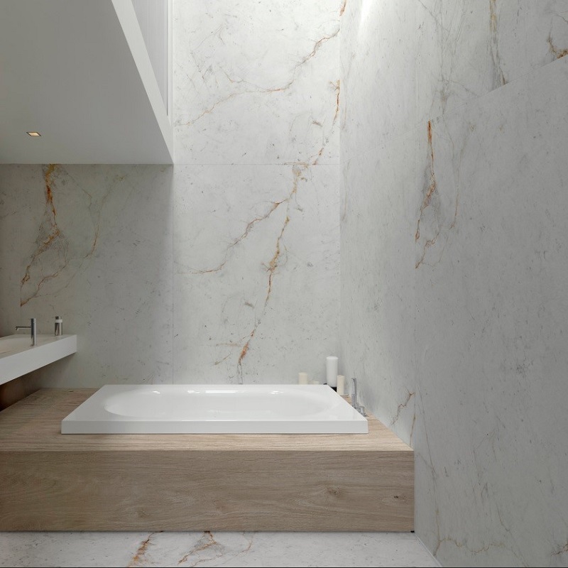Neolith Abu Dhabi White Polished diverse afmetingen - Neolith abu dhabi white 5 1 sfeer - Abu Dhabi White Polished 75x75