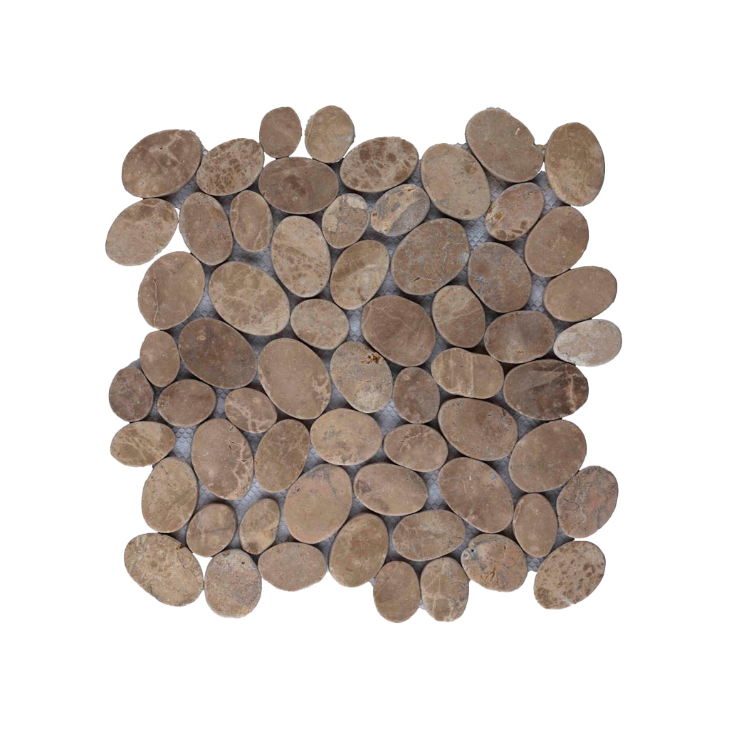 Moza&iuml;ek ovaal licht bruin - Oval light brown - BN113 ovaal licht bruin
