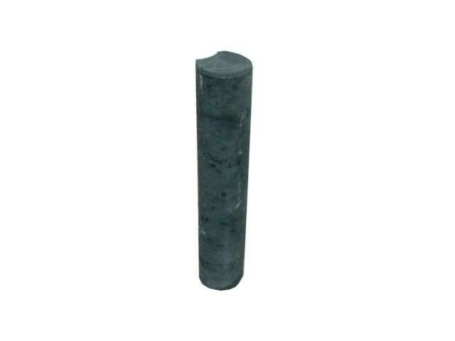 Palissaden zwart diameter 11cm diverse hoogtes - Palissade 11x60cm antraciet - Palissaden zwart diameter 11cm 40cm hoog