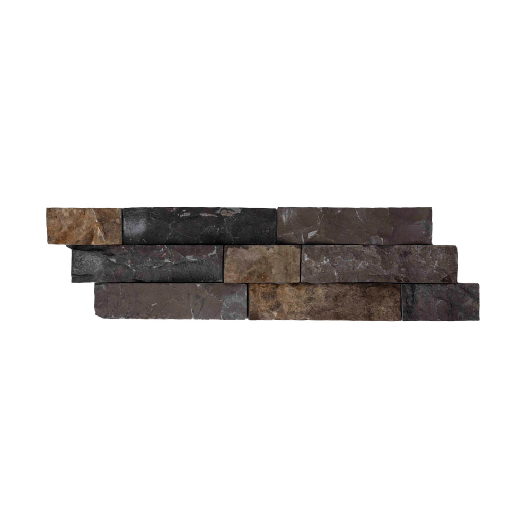 Steenpaneel bruin-grijs - Panels 01 grey brown - BN113 paneel bruin-grijs