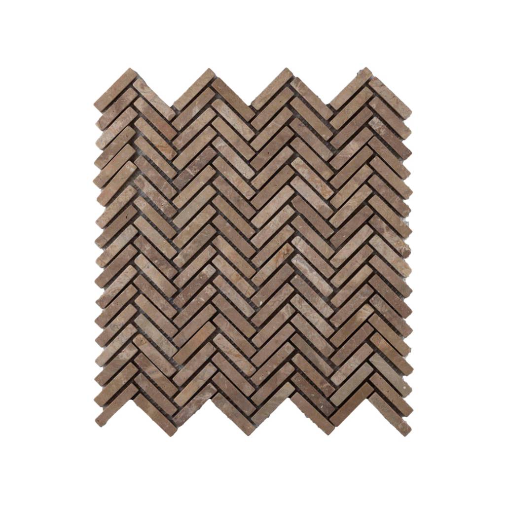 Parket visgraat licht bruin 1x4,8cm - Parquet fishbone light brown - BN113 visgraat licht bruin (1)