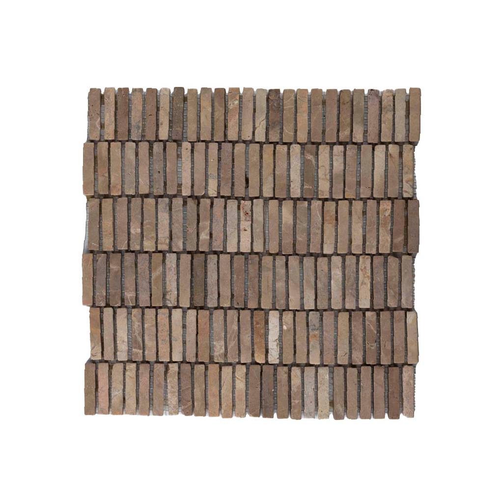 Parket kitkat licht bruin 1x7,3cm - Parquet kitkat light brown 1x4 8cm 1 - BN113 kitkat licht bruin (2)
