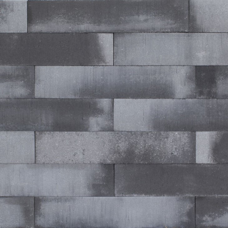 MBI Patioblok Strak Grey/Black 60x15x15cm - Patioblok strak 60x12x12 cm grijszwart 1 1 - Patioblok Strak Grey 60x15