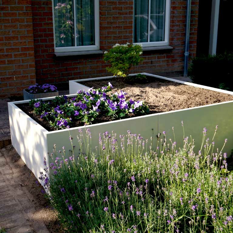 Gepoedercoat Staal Plantenbak Kansas 80 diverse hoogtes - Pbpckaral9001 2 - Gepoedercoate Kansas 80 Hoogte 30cm