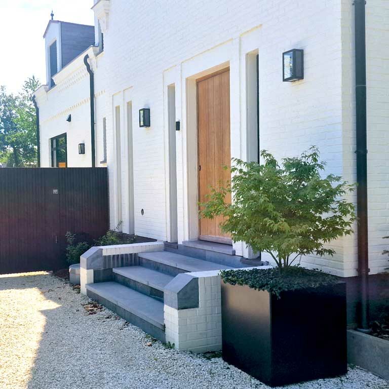 Gepoedercoat Staal Plantenbak Miami 70x70x70cm - Pbpcmi700x700x700ral9005b 1 - Gepoedercoate Plantenbak Miami 70x70x70cm