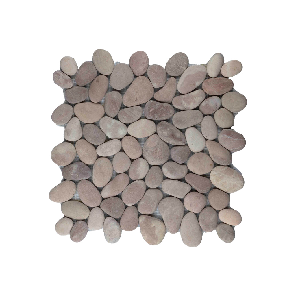Kiezelstenen regulier karamel-donker roze - Pebbles regulier karamel roze - BN113 regulier karamel-donker roze