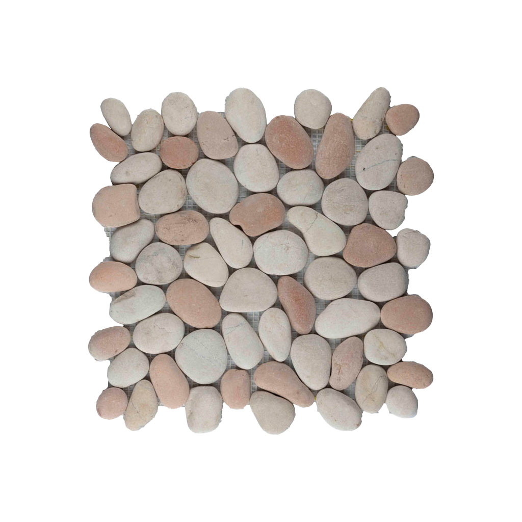 Kiezelstenen regulier roze-wit - Pebbles regulier roze wit - BN113 regulier roze-wit
