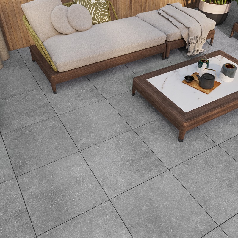Ceramaxx Pietra Belgio Grigio Chiaro KTBN01 60x60x3cm - Pietra belgio grigio chiaro 1 - KTBN01 Pietra Belgio Grigio Chiaro 60x60x3