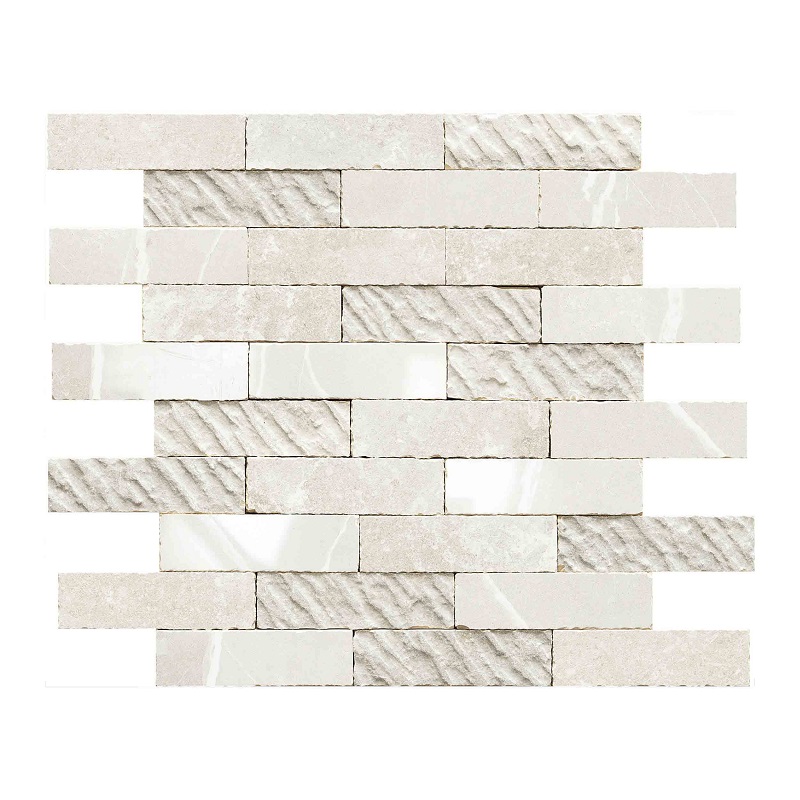 Pietra Unico Silk Mosaico Mix 30x30x0,95cm - Pietra unico mosaico mix silk 1 1 - Pietra Unico Silk Mosaico Mix 30x30x0,95cm