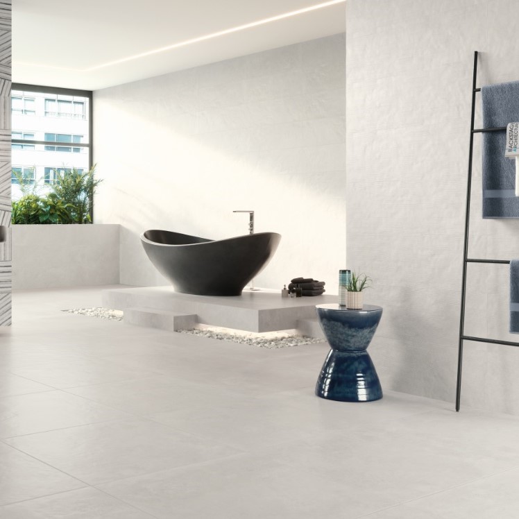 Queens White Slim 29x89cm - Queens white 29x89 1 1 sfeer - Queens White 29x89