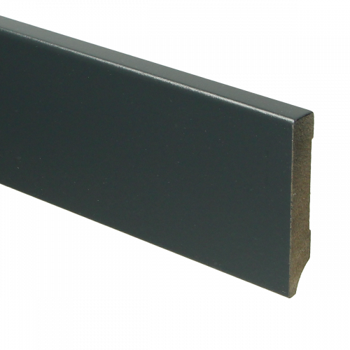 MDF Moderne plint 70x12 voorgelakt RAL 7016 - Ral 7016 plint 70 - 15954