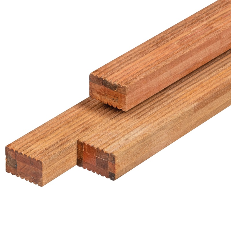Regel hardhout Bangkirai 4.4x6.8x395cm TH15 - Regel hardhout gelamineerd - Regel hardhout Bangkirai b73