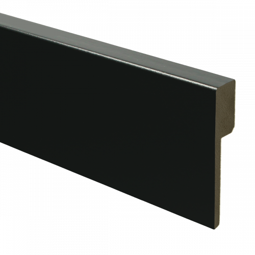 MDF Renovatie plint modern 90x18 voorgelakt RAL 9005 - Renovatieplint 9005 - 15974