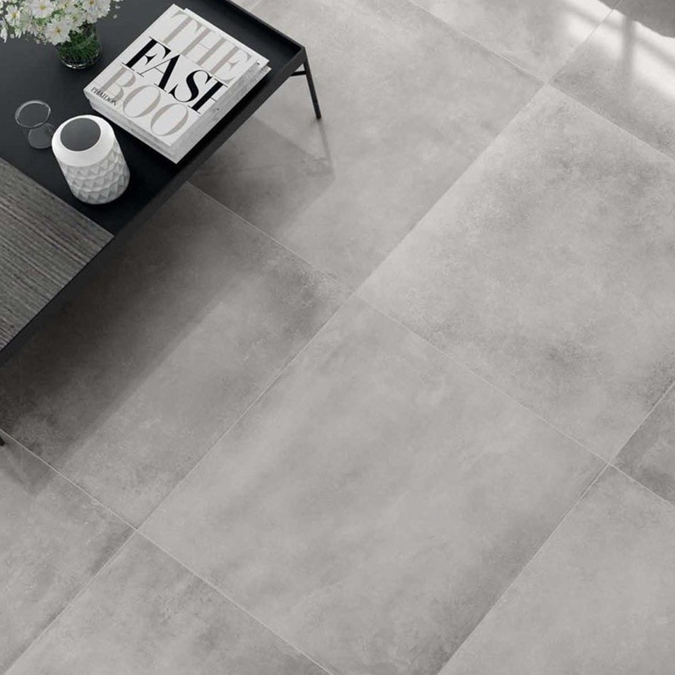 Robusto Ceramica 3.0 Ultra Basic Grey KTBN02 60x60x3cm / 90x90x3cm - Robusto ceramica basic grey sfeer - KTBN02 Ultra Basic Grey 