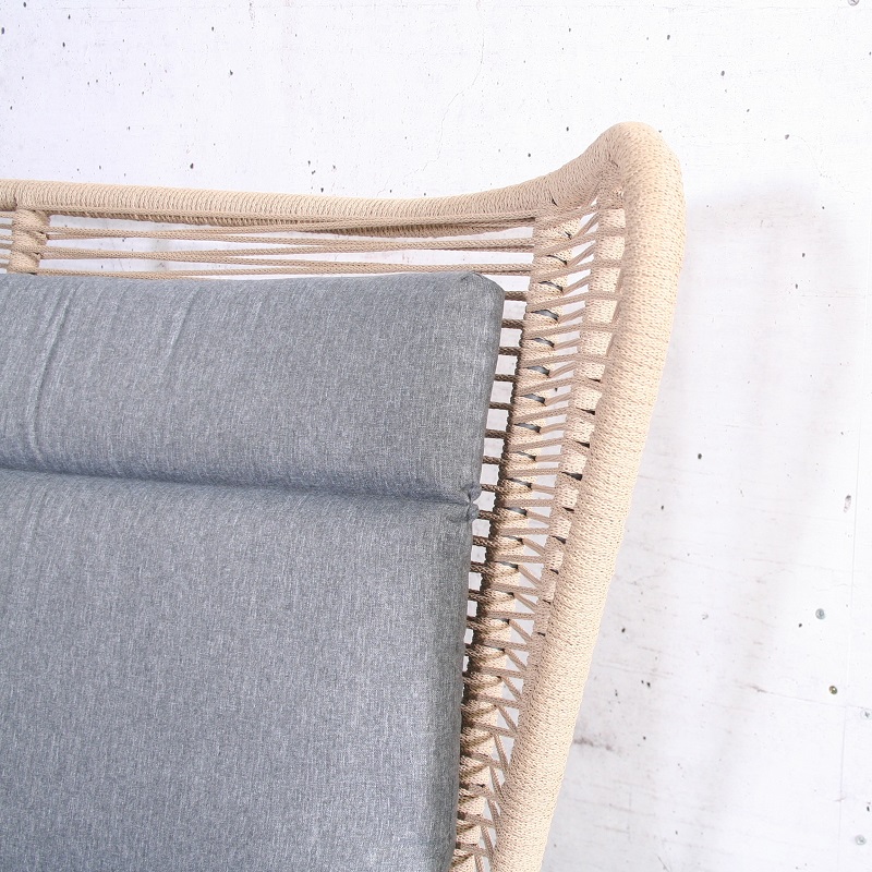 Stoelen Rome loungeset Sand - Rome loungeset sand zandkleur buitenset 3 - 5140-S