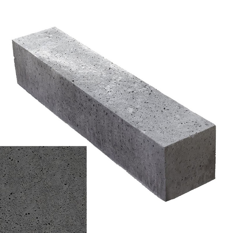 Stapelblok Schellevis Oud Hollands antraciet 100x20x12cm - Schellevis stapelelement oud hollands 75x15x15cm antraciet 3 - Stapelblok Oud Hollands antraciet 100x20x12cm