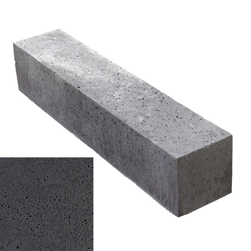 Stapelblok Schellevis Oud Hollands carbon 75x15x15cm - Schellevis stapelelement oud hollands 75x15x15cm carbon - Stapelblok Oud Hollands carbon 75x15x15cm