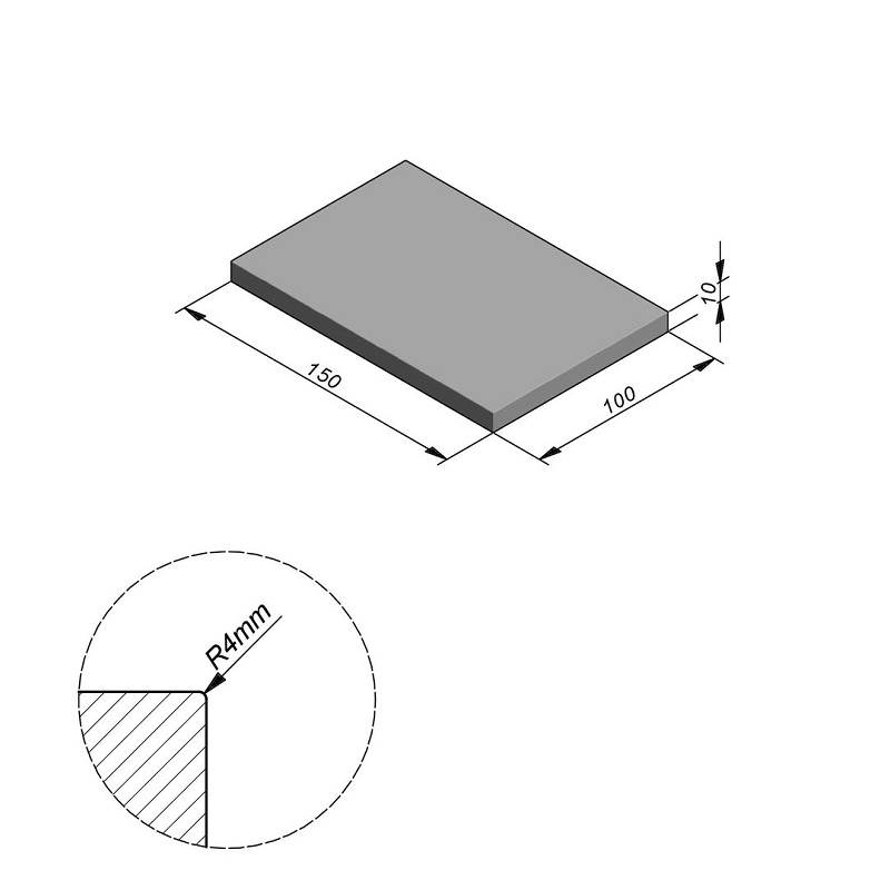 Megategel Smooth grey velvet 150x100x10cm - Smooth megategel afmeting 150x100 - Megategel Smooth grey velvet 150x100x10cm