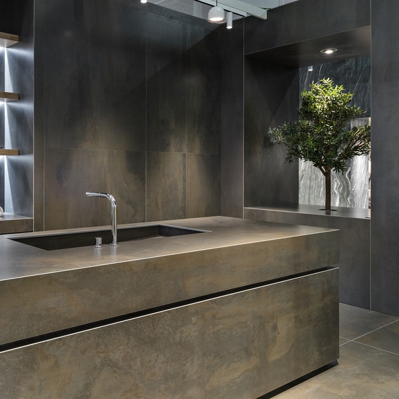 Neolith Sofia Cuprum 2021 Steel Touch diverse afmetingen - Sofia cuprum countertop - Sofia Cuprum Steel Touch 75x75