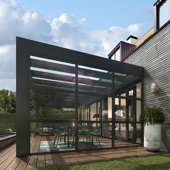 Pallazzo Sqope kubistisch - Sqope 3 - Pallazzo Sqope glasdak 300x250cm