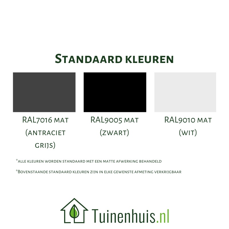 Gepoedercoat Staal Plantenbak Vegas Kampvuur Opstelling - Standaard kleuren leverbaar 10 20 30 40 48 - Gepoedercoate Plantenbak Vegas Kamp