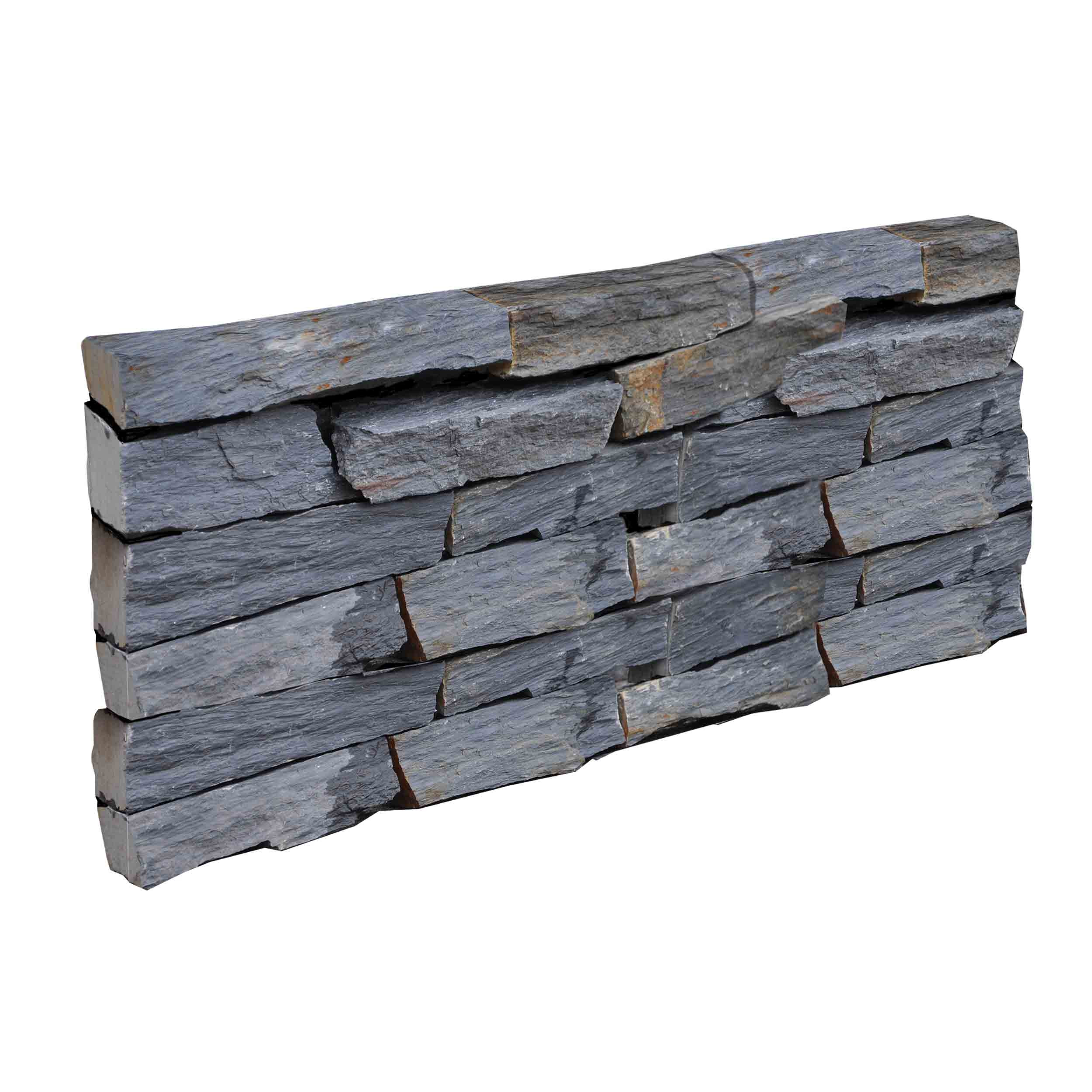 Stapelblok Nero Rustica 20-90 x 6-15 x 6-15cm - Stapelblokken nero rustica 1 - Stapelblok Nero Rustica