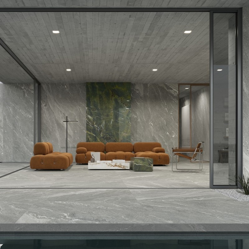 Ariostea Ultra Pietre Pietra Di Vals Strutturato diverse afmetingen - Stone effect floors pietra di vals 04 - Ariostea Di Vals Strutturato 100x100cm