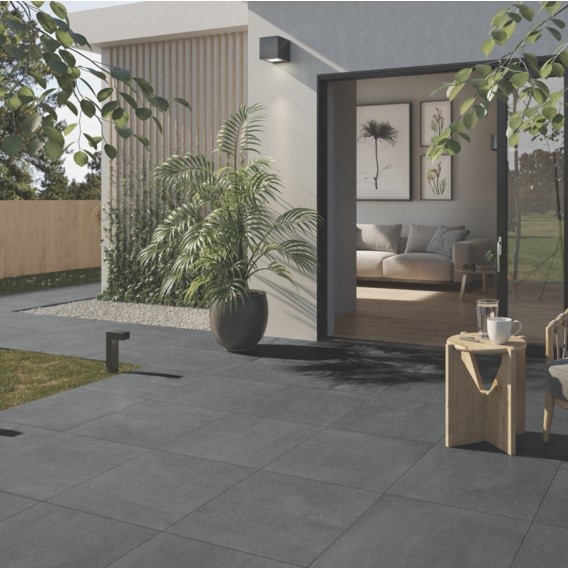 GeoCeramica Pointer Surface Mid Grey KTBN04 60x60x4cm - Surface mid grey 1 - KTBN04 Surface Mid Grey 60x60