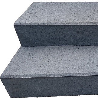 Traptrede indus black kleurecht met facet 100x35x15cm - Traptrede 60x30x15 indus black kleurecht 1 - Traptrede indus black kleurecht met facet 100