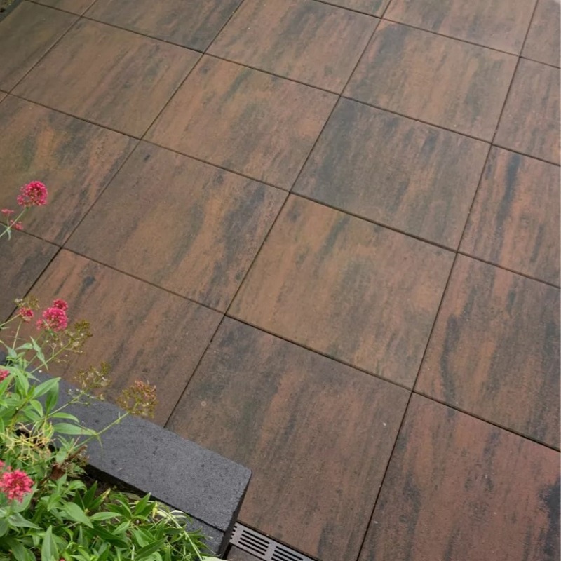 Tremico Betontegel Brons 6cm dik diverse afmetingen - Tremico tuinvisie brons sfeer - Tremico Brons 60x60x6cm