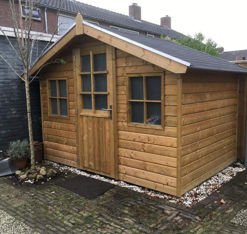 Tuinhuis/blokhut type Kamille - Tuin en huis product foto kamille - BNS108 Kamille