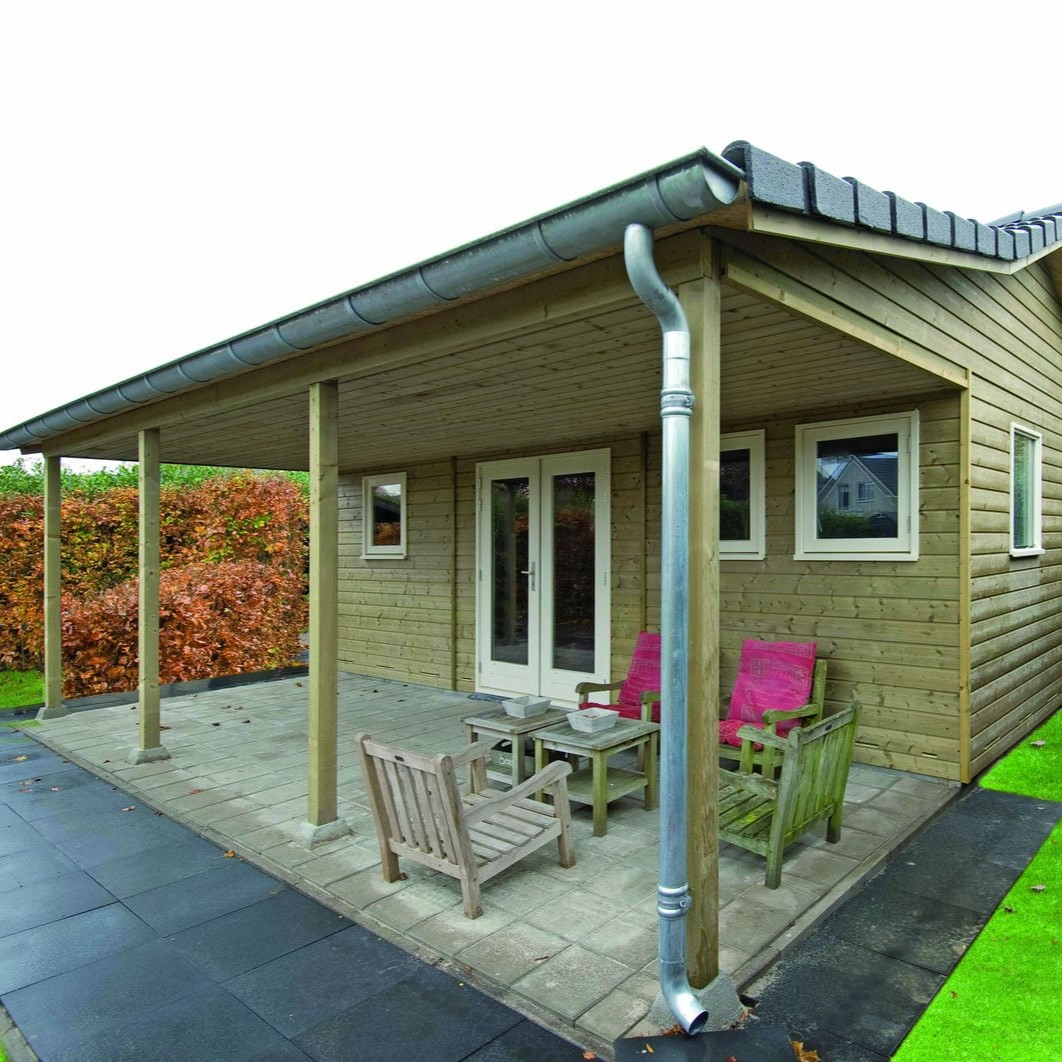 Tuinhuis/blokhut type Passiebloem - Tuin en huis productfoto passiebloem 2 - BNS100 Passiebloem