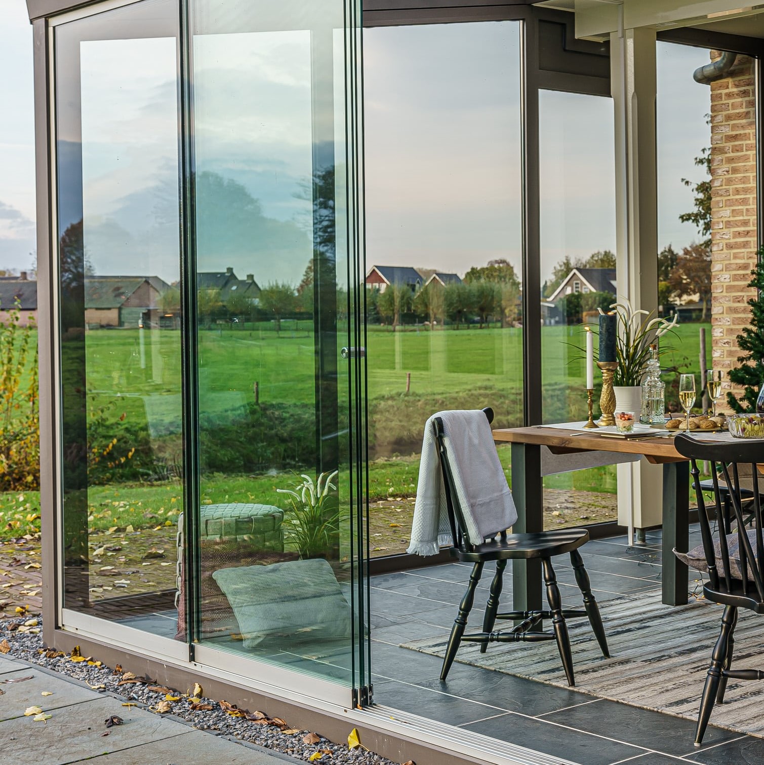 Verasol tuinkamer Greenline glasdak - Verasol greenline tuinkamer antraciet gsw - Verasol tuinkamer Greenline