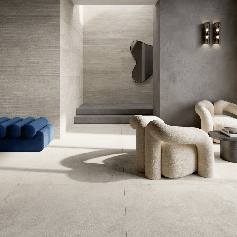 Versatile Stone Grigio diverse afmetingen - Versatile stone grigio sfeer - Versatile Stone Grigio 60,4x60,4