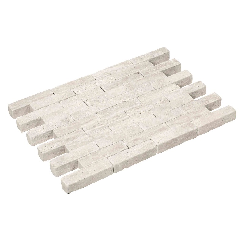 Paving Line Travertin Ivory Cream 20x5x5cm - Waalformaat travertin ivory cream 5 - Paving Line Travertin Ivory Cream waalformaat
