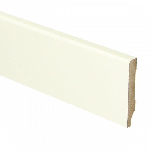 MDF Moderne plint 55x12 wit voorgelakt RAL 9010 - Wit voorgelakt 55x9 1 - 16300