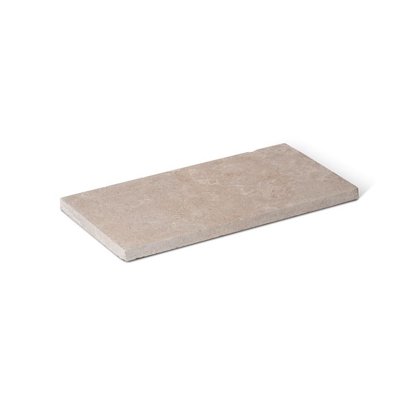 Zwembadrand Calcare Alghero Recht Gezoet 60x30x3cm BN32 - Zwembadrand calcare 4 gezoet recht model - Zwembadrand Calcare Alghero Recht 60x30x3cm