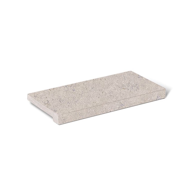 Zwembadrand Calcare Sorso Gezoet 60x30x5/3cm BN32 - Zwembadrand calcare 5 gezoet rechte overstek - Zwembadrand Calcare 5 60x30x5/3cm
